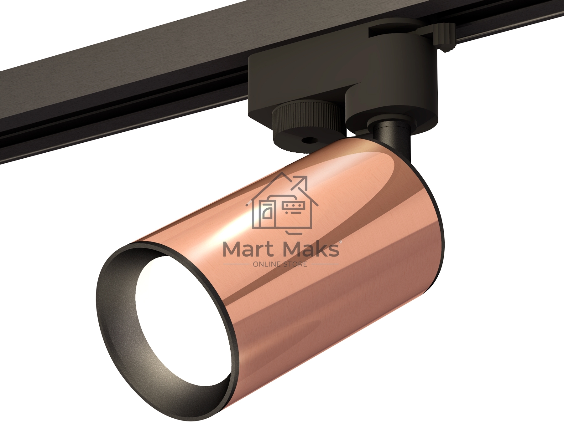 Светильник Ambrella light XT6326010 PPG/SBK золото розовое полированное/черный песок MR16 GU5.3 (A2521, C6326, N6102)
