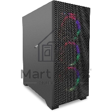 Компьютер IRU Tactio 510B7GP TWR i7 13700F (2.1) 32Gb SSD1Tb RTX 5060TI 8Gb Windows 11 Pro GbitEth 650W черный (RUS) (2126630)