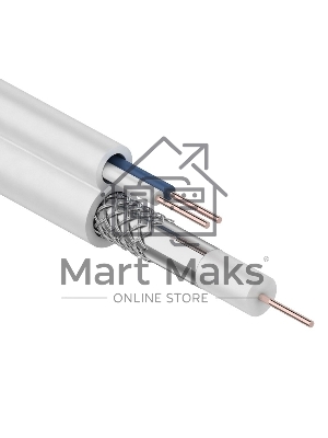 Кабель ККСВ-В+2х0,5 мм (бухта 100 м) белый Rexant