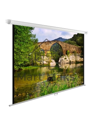 Экран Cactus 220x165см WallExpert CS-PSWE-220x165-WT 1:1 настенно-потолочный рулонный белый