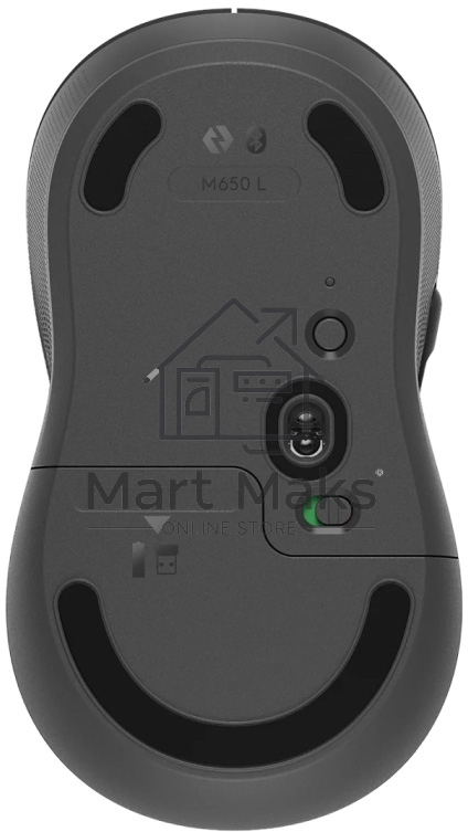 Мышь беспроводная Logitech Signature M650 графитовый, 4000 dpi, радиоканал, Bluetooth, USB, кнопки - 5