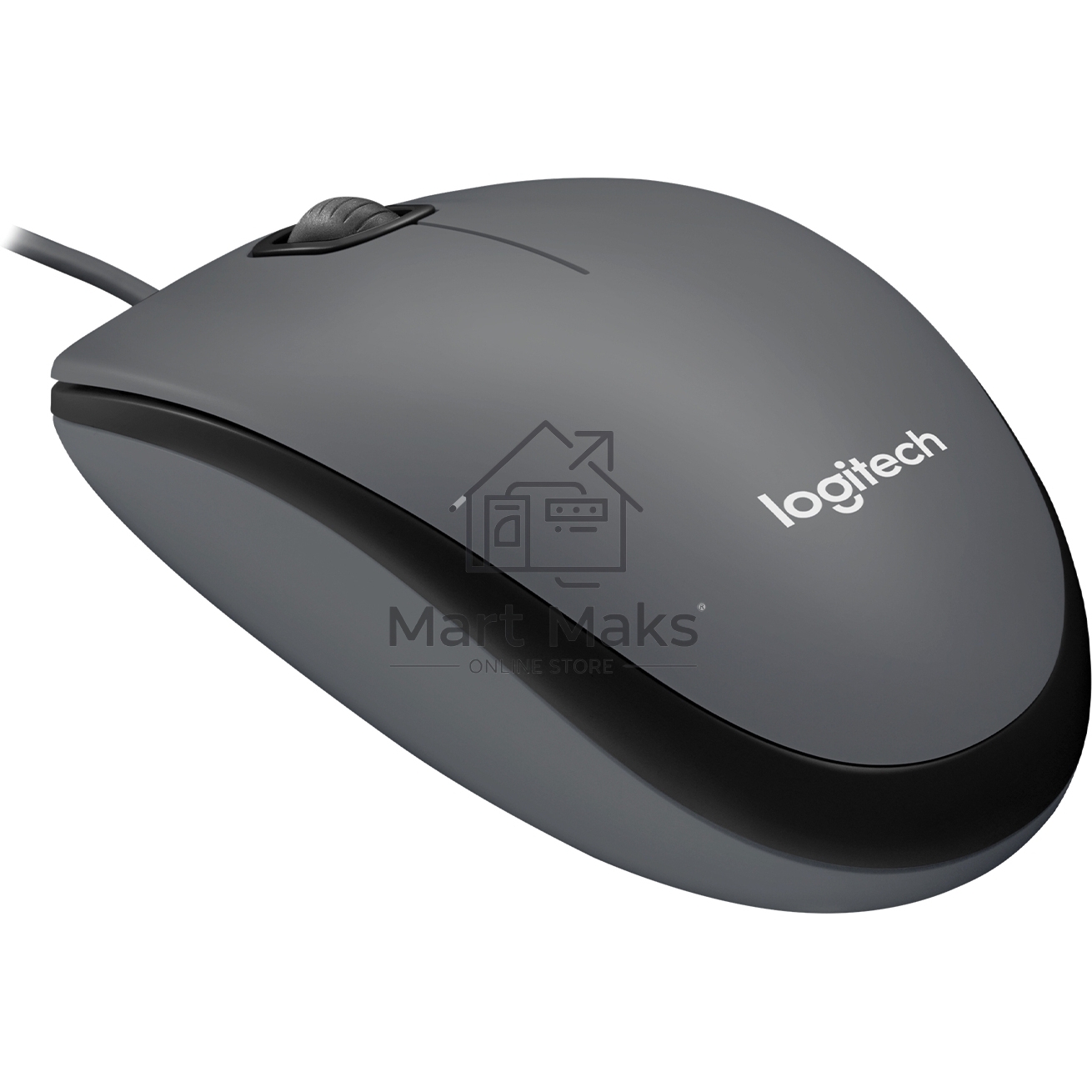 Мышь проводная Logitech M90 черный/серый, 1000 dpi, USB, кнопки - 3
