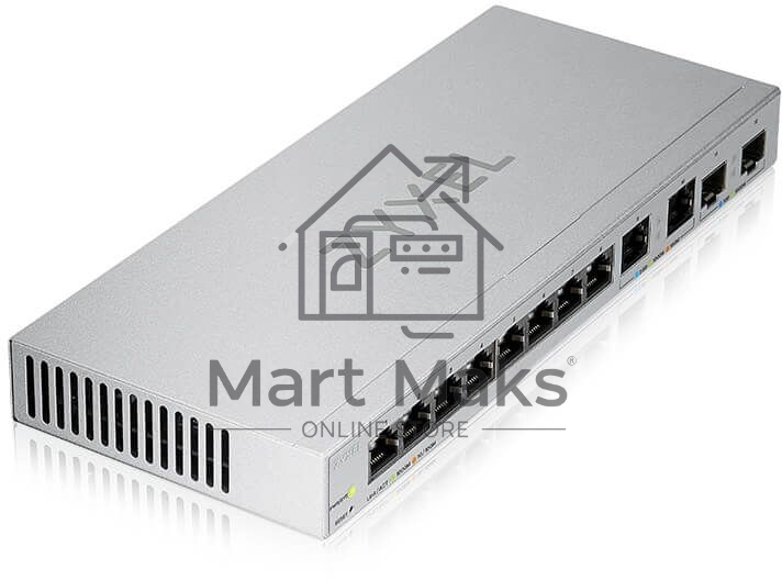 Коммутатор Zyxel XGS1210-12-ZZ0102F 8x1Гбит/с 2x2.5Гбит/с 2SFP+ управляемый