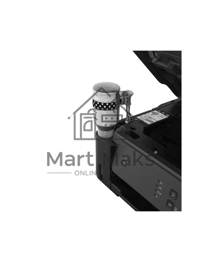 Принтер струйный Canon Pixma G1430 (5809C009), A4, цветной, печ. до 11 стр/мин. (ч/б) до 6 стр/мин. (цвет), 1200 x 4800 dpi, USB