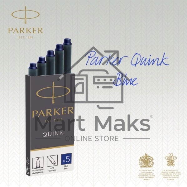 Картридж Parker Quink Z11 (CW1950384) синие чернила, для ручек перьевых (5шт)