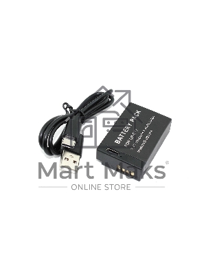 Аккумуляторная батарея для фотоаппарата Canon EOS 200D (LP-E17) USB Type-C 7,4V 1000mAh Li-ion