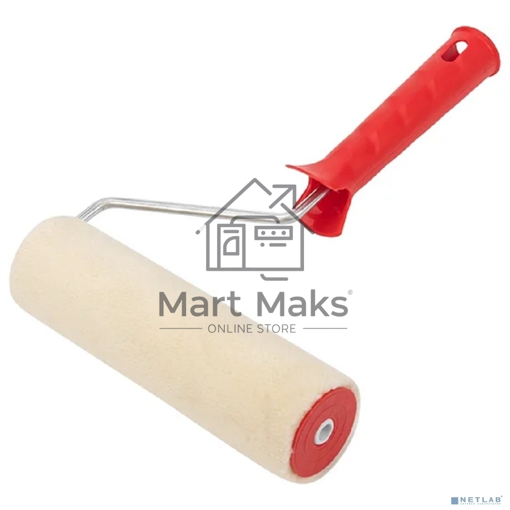 Валик Rexant велюр, ворс 5 мм, ширина ролика 180 мм, Ø 42 мм, бюгель 6 мм