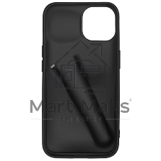 Чехол (клип-кейс) BoraSCO для Apple iPhone 14 черный (70822)
