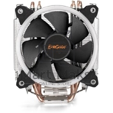 Кулер ExeGate Wizard EXX400V3-PWM.FRGB алюминий/медь, 1800 об/мин, 33 дБ, 4 pin, 140 Вт