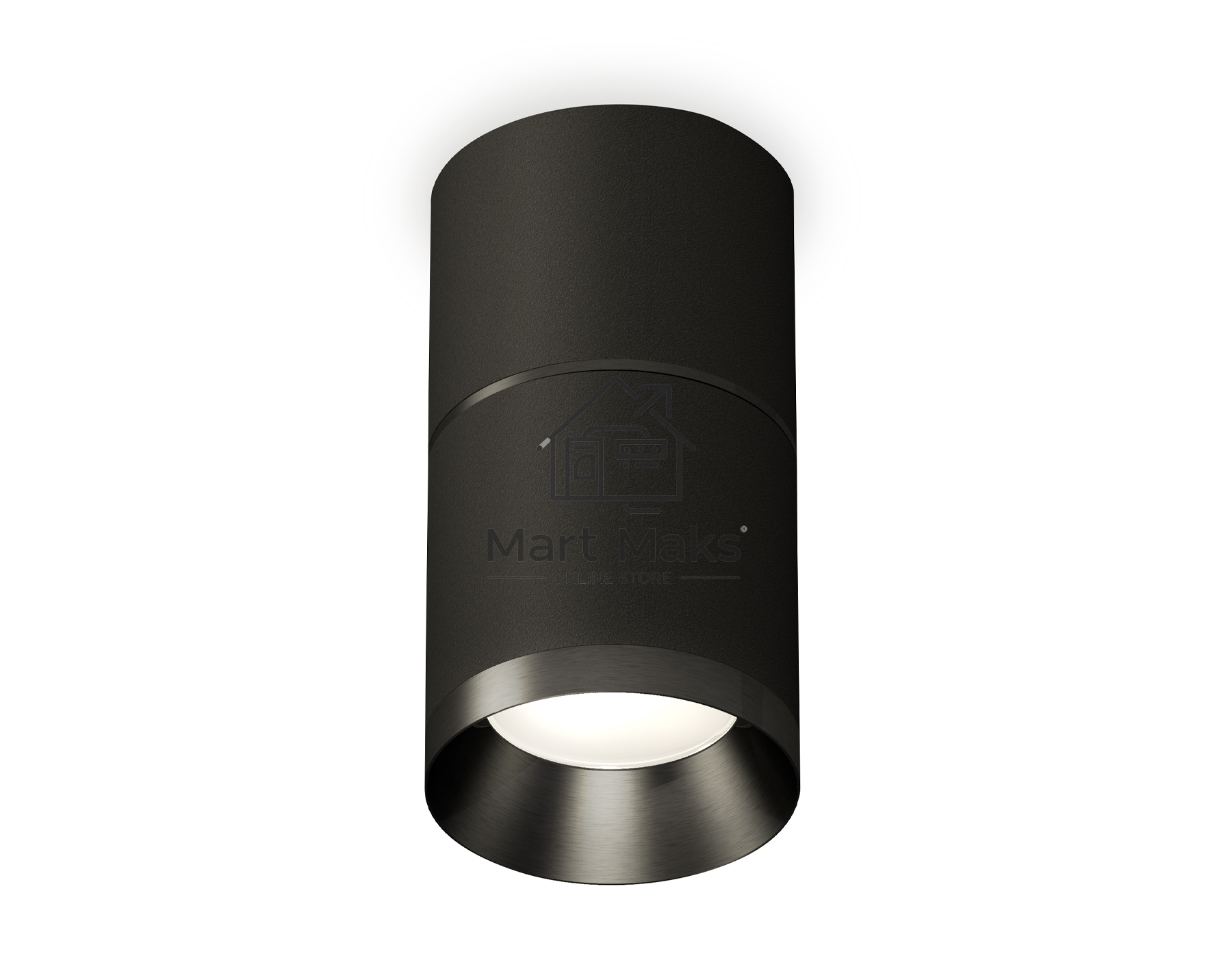 Светильник Ambrella Light XS7402161 SBK/PBK черный песок/черный полированный MR16 GU5.3 (C7402, A2071, C7402, N7031)