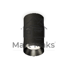 Светильник Ambrella Light XS7402161 SBK/PBK черный песок/черный полированный MR16 GU5.3 (C7402, A2071, C7402, N7031)