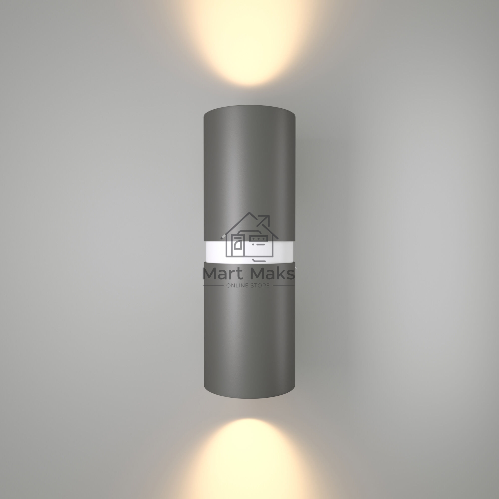 Liberty LED (35124/U) Светильник садово-парковый серый/белый
