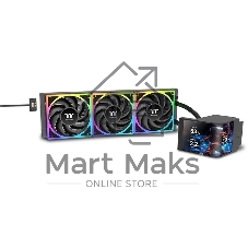 Система водяного охлаждения Thermaltake MAGCurve 360 Ultra ARGB Soc-AM5/AM4/1200/1700/1851 черный 4-pin 32.8-35.1dB Al LCD Ret (CL-W453- PL12SW-A)