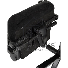 Кресло игровое Knight Hunter черный, Alfa Black крестов. металл