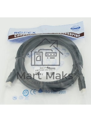 Кабель аудио-видео Behpex HDMI (m)/HDMI (m) 3м.