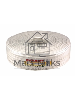 Кабель ККСВ-В+2х0,5 мм (бухта 100 м) белый Rexant