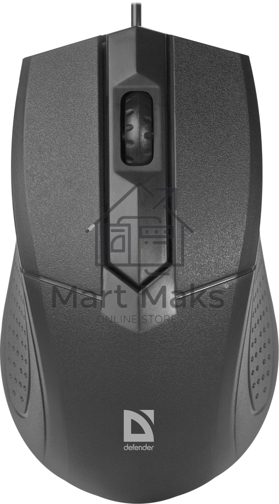 Мышь проводная Defender Optimum MB-270 черный, 1000 dpi, USB, кнопки - 3
