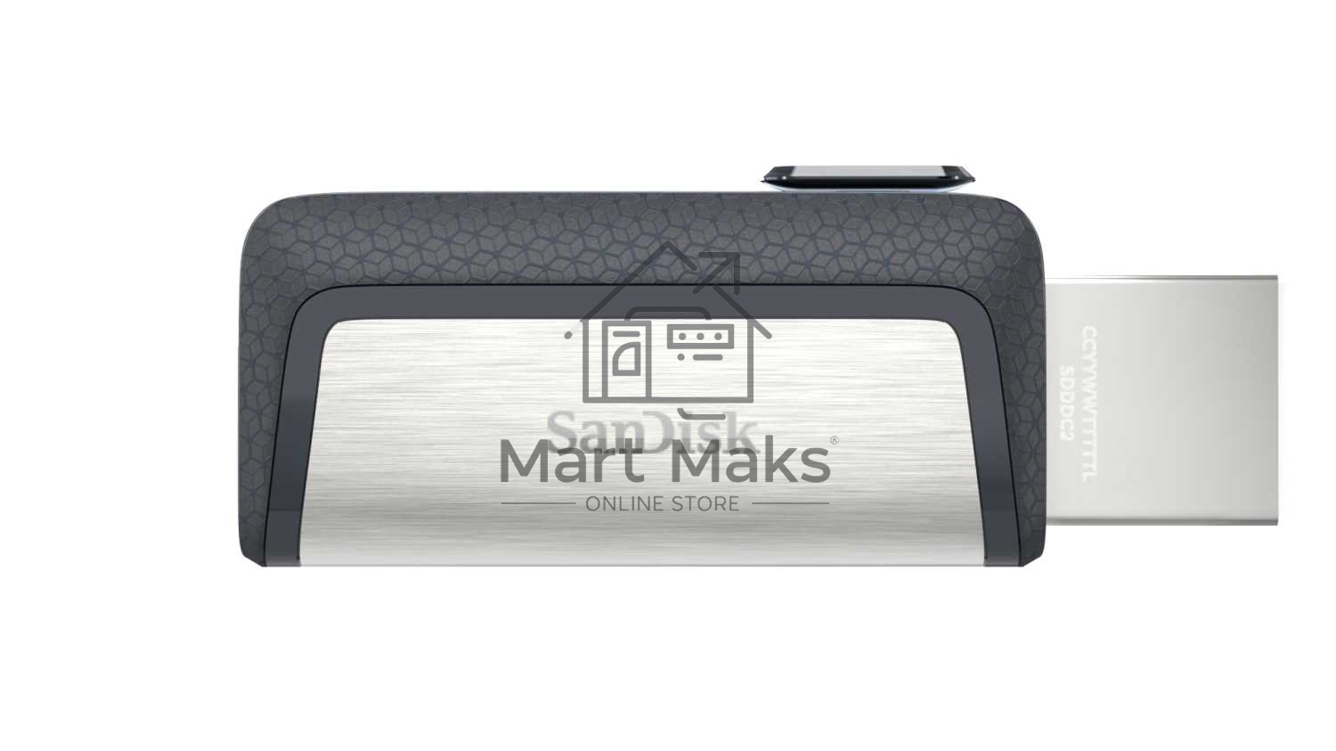 Флешка USB R/W 128GB SanDisk Ultra Dual Drive, USB 3.0 - USB Type-C