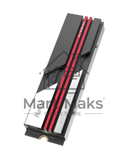 Накопитель SSD Netac NV7000, 2Tb, M.2 2280, PCIe 4.0 x4, NVMe, R/W 7200/6800, с радиатором