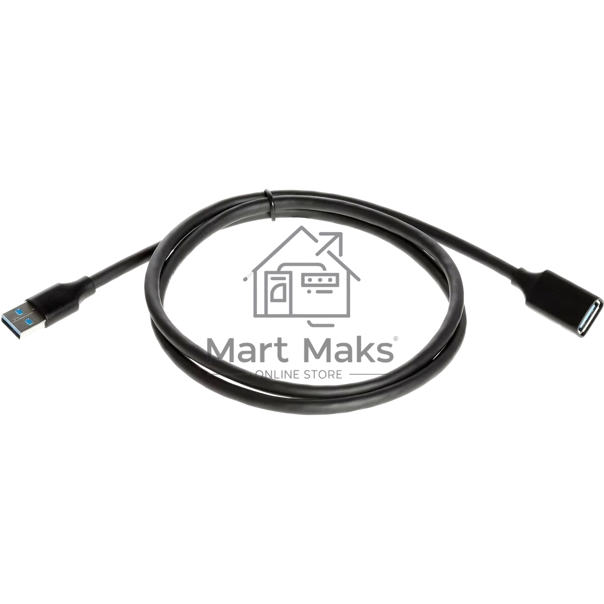 Кабель удлинительный USB3.0 Am-Af 1m Telecom черный (TUS708-1M)