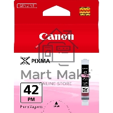 Картридж струйный CLI-42PM (6389B001) для Canon PIXMA PRO-100, фото пурпурный, 169 стр.