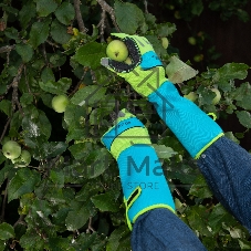 Перчатки садовые Luxe Palisad с удлиненной манжетой, размер 8