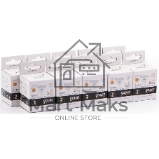 Лампа светодиодная Gauss Elementary MR16 7Вт цок.: GU5.3 спот 220B 3000K св. свеч. бел. теп. MR16 (упак.: 10 шт) (13517)