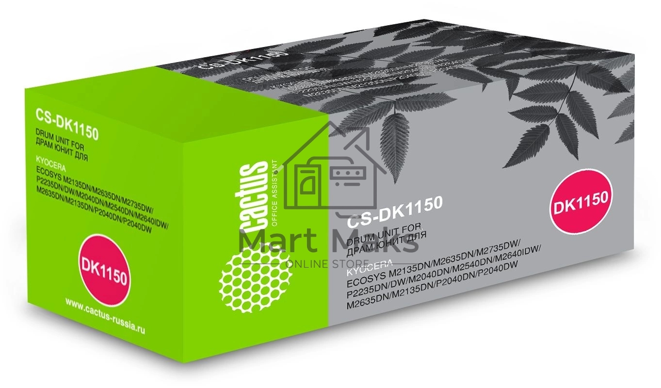 Блок фотобарабана Cactus CS-DK1150 ч/б:100000стр. для Kyocera Mita M2040dn/ M2135dn/M2540dn Kyocera