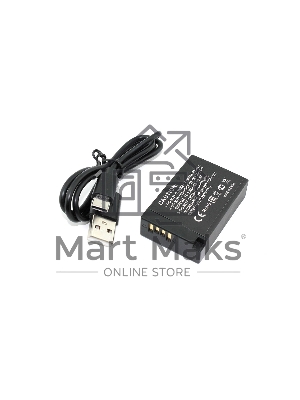 Аккумуляторная батарея для фотоаппарата Canon EOS 200D (LP-E17) USB Type-C 7,4V 1000mAh Li-ion