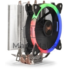 Кулер ExeGate Wizard EXX400V3-PWM.FRGB алюминий/медь, 1800 об/мин, 33 дБ, 4 pin, 140 Вт