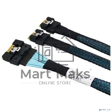 Кабель/SFF-8654 8i/SFF-8654 4i*2-0.8M