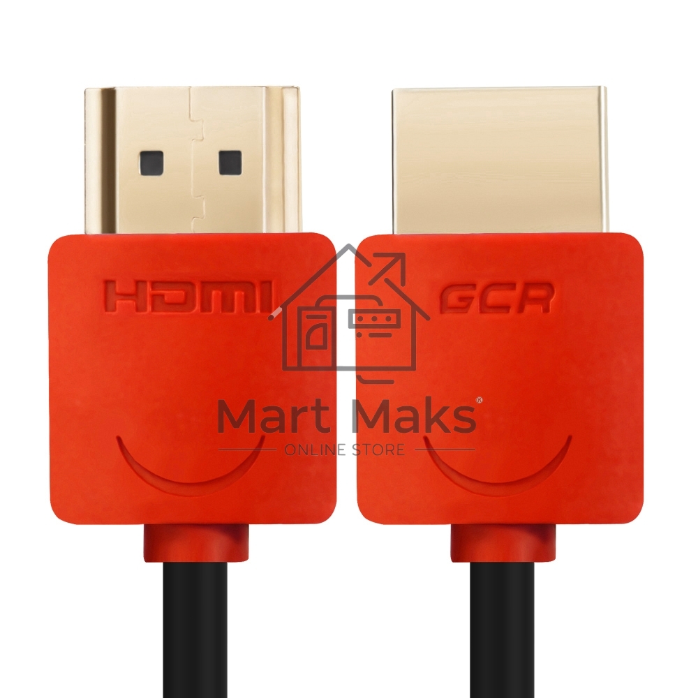 Greenconnect Кабель SLIM 1.0m HDMI 2.0, красные коннекторы Slim, OD3.8mm, HDR 4:2:2, Ultra HD, 4K 60 fps 60Hz, 3D, AUDIO, 18.0 Гбит/с, 32/32 AWG, GCR-51213 Greenconnect Кабель SLIM 1.0m HDMI 2.0, красные коннекторы Slim, OD3.8mm, HDR 4:2:2, Ultra HD, 4K 6
