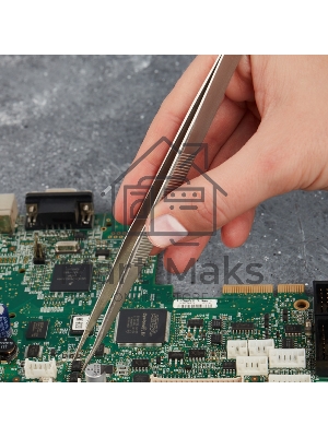 Пинцет прямой, узкий 140 мм Airy (блистер) Rexant