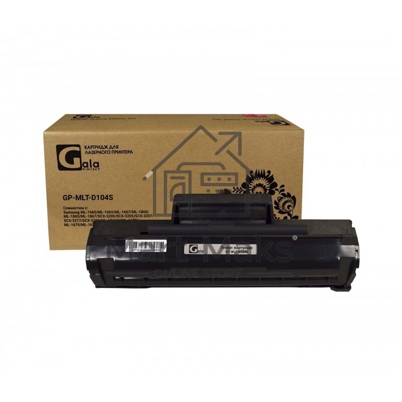 Картридж GalaPrint GP-MLT-D104S черный (1500 стр.) для Samsung ML-1666/1660/1661/1665/1676/1670/1673/1674/1678/1860/1861/1865W/SCX3201/3206/3217/3218/3200/SCX-3205w