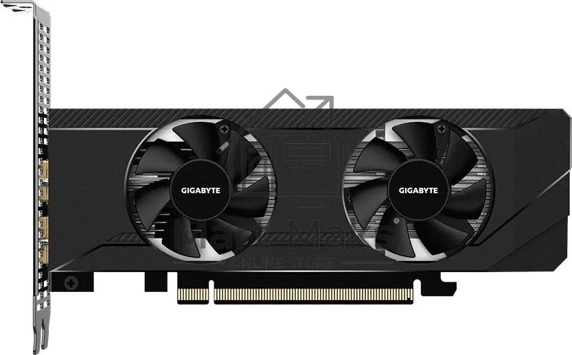 Видеокарта Gigabyte PCI-E 4.0 GV-R64D6-4GL AMD Radeon RX 6400 4096Mb 64 GDDR6 2039/16000 HDMIx1 DPx1 HDCP Ret low profile