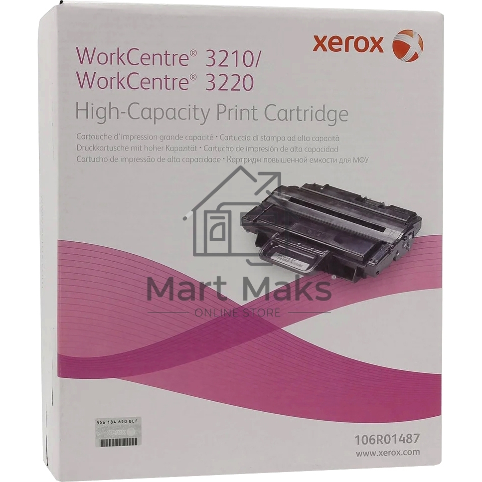 Картридж лазерный Xerox 106R01487 черный для Xerox WC 3210/3220 (4100 стр)(Channels)
