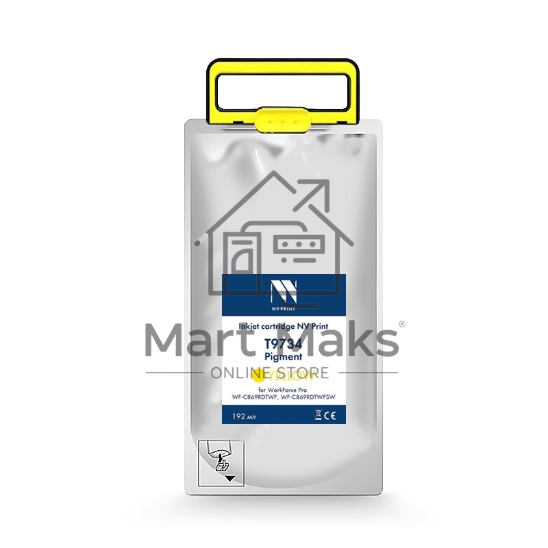 Струйный картридж NV Print T9734 (NV-C13T973400) Yellow для Epson WorkForce Pro WF-C869RDTWF (RIPS), WF-C869RDTWFSW (22 000 стр)