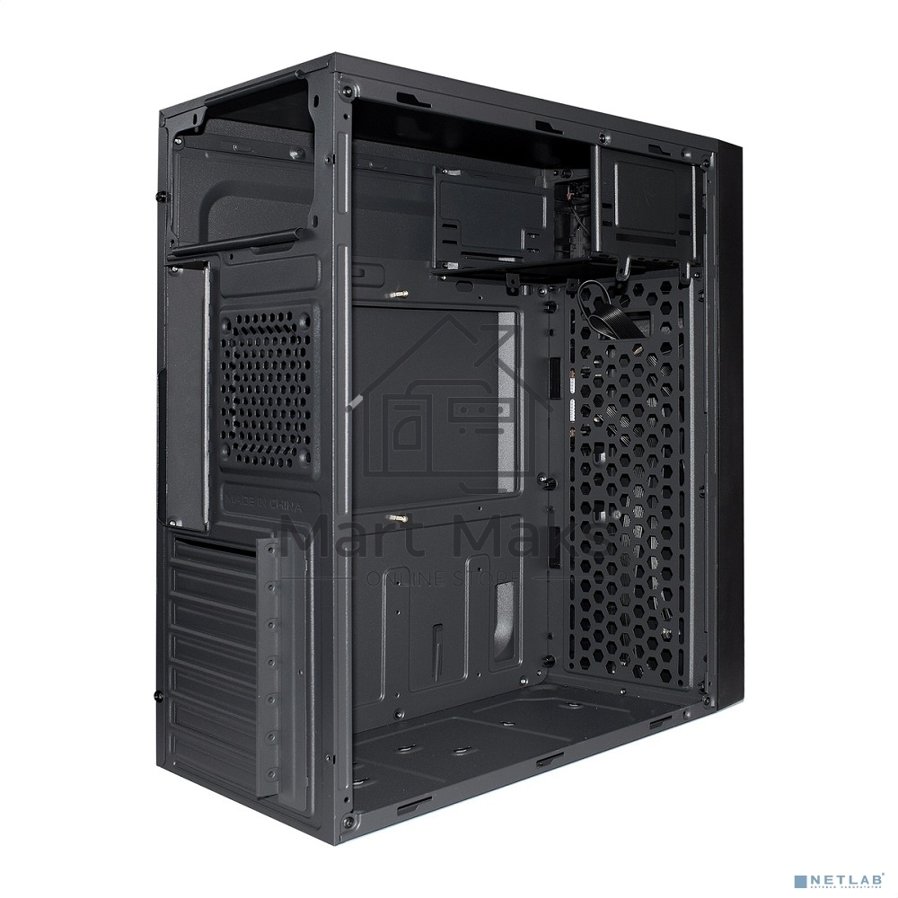 Компьютерный корпус Miditower ExeGate AA-440-AA350 (ATX, AA350 8 см, 2*USB, аудио)