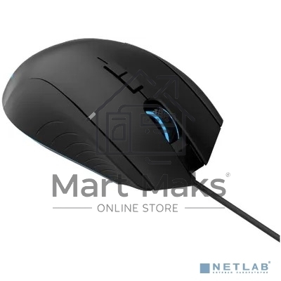 Мышь проводная Acer OMW123 черный, 6400 dpi, USB, кнопки - 8