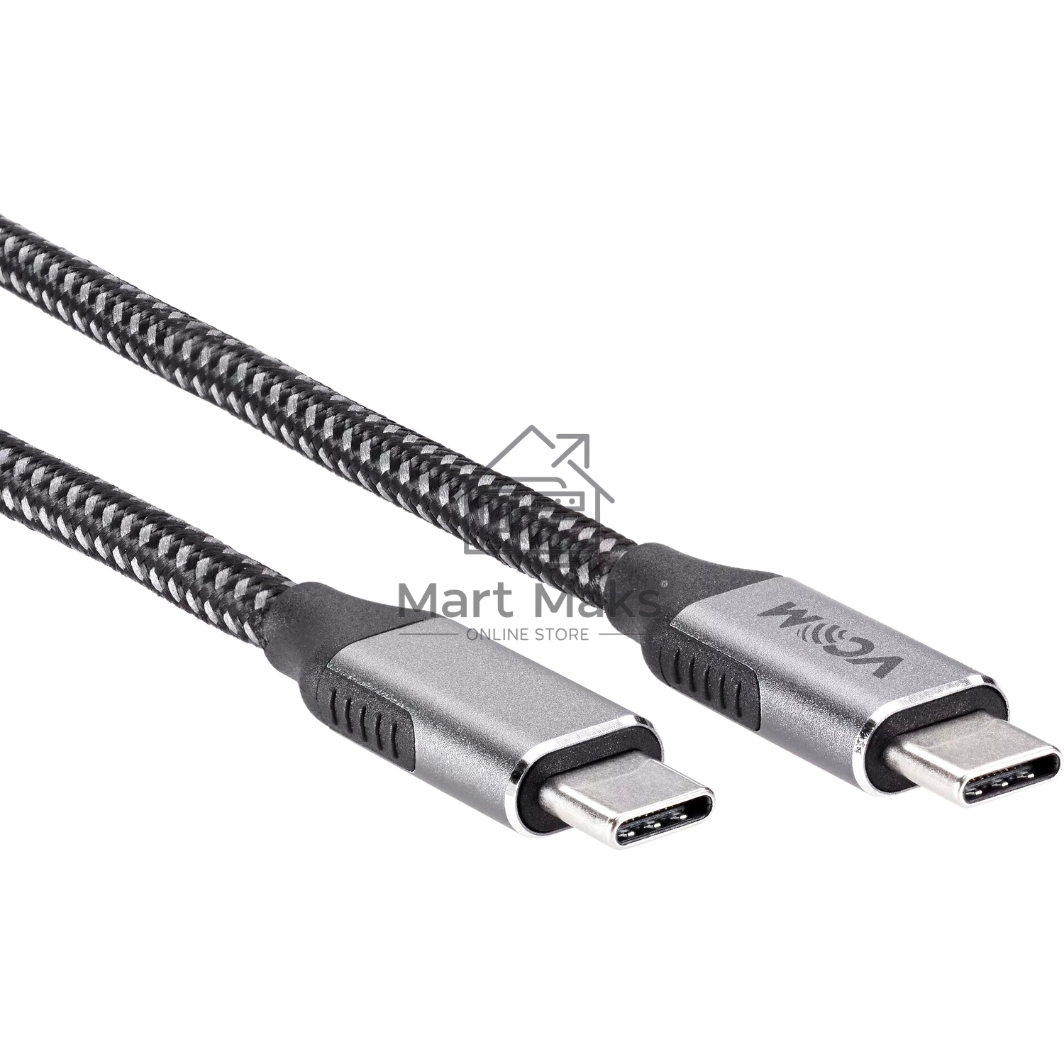 Кабель VCOM USB3.2 Gen2X2, CM->CM, 20Gbs, 100WT, 4KX60Hz, All shell, 1.8m