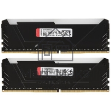 Оперативная память Kingston Fury Beast, DDR4, 16GB (1x16GB), 3200MHz, CL16, DIMM, с радиатором, черный