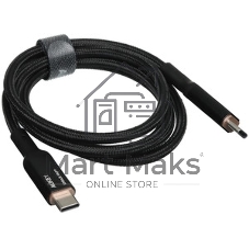 Кабель Aukey Nylon Braided 100w LCD 1m черный