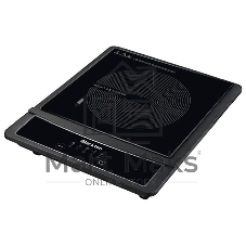 Плита настольная электрическая Blackton Bt IC132C Black, индукционная, 2000 Вт, тип управления: электронное, количество автоматических программ: 5, размер варочной поверхности: 190 мм, материал корпуса: пластик, керамика, автоотключение при снятии посуды, максимальный вес: 15 кг, нескользящие ножки, длина шнура: 1.2 м