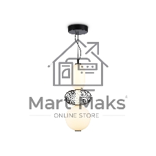 Подвесной светодиодный светильник Ambrella light LH11008 BK/FR черный/белый матовый 24W 3000K D220*570