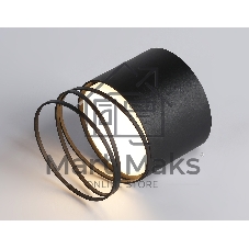 Светильник Ambrella light TN71105 BK черный GX53 max 12W D82*110