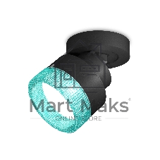 Светильник Ambrella Light XM8102043 SBK/BL черный песок/голубой GX53 (A2229, A2106, C8102, N8488)