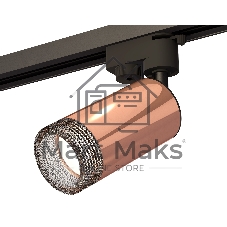 Светильник Ambrella light XT6326011 PPG/SBK/BK золото розовое полированное/черный песок/тонированный MR16 GU5.3