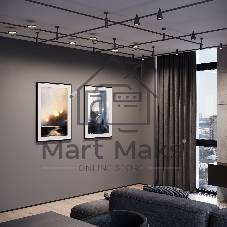 Трековый светильник 85124/01 7W 3000K  (чёрный) Esthetic Magnetic