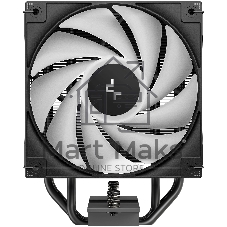 Кулер для процессора DEEPCOOL AG400 BK ARGb V2 черный 120мм алюминий+медь 2100rpm 31.6db 4-pin 220W 154мм