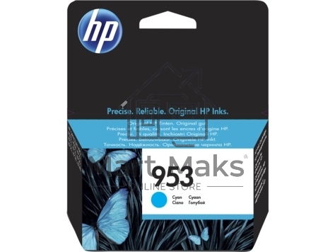 Картридж струйный HP 953 F6U12AE голубой для HP OJP 8710/8715/8720/8730/8210/8725 (630 стр.)